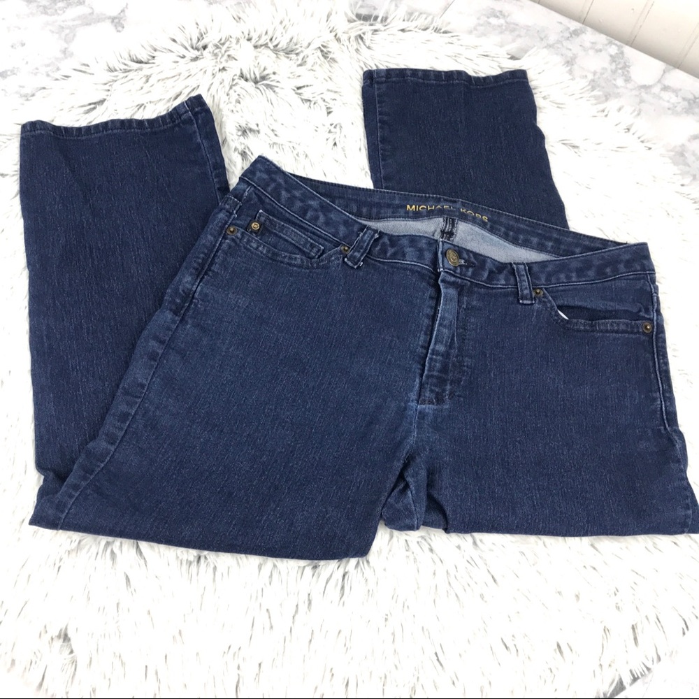 Michael Kors Straight Leg Cropped Jeans EUC